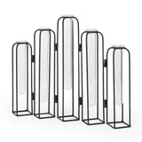 Mila 13.4L x 2.5W x 11.0H Metal and Glass Decorative Accent from Mercana - Luna Furniture