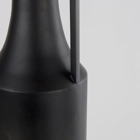 Aubrey Large 24.0H Black Iron Flower Vase from Mercana - Luna Furniture