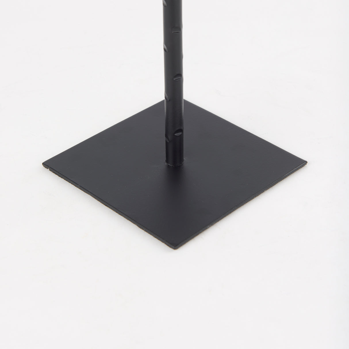 Porter 5.0L x 5.0W x 18.0H Medium Black Iron Candle Holder from Mercana - Luna Furniture