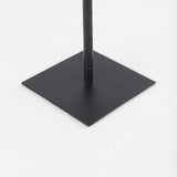 Porter 5.0L x 5.0W x 18.0H Medium Black Iron Candle Holder from Mercana - Luna Furniture