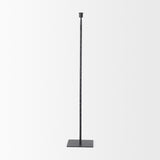 Porter 6.0L x 6.0W x 30.0H Large Black Iron Candle Holder from Mercana - Luna Furniture