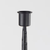 Porter 6.0L x 6.0W x 30.0H Large Black Iron Candle Holder from Mercana - Luna Furniture