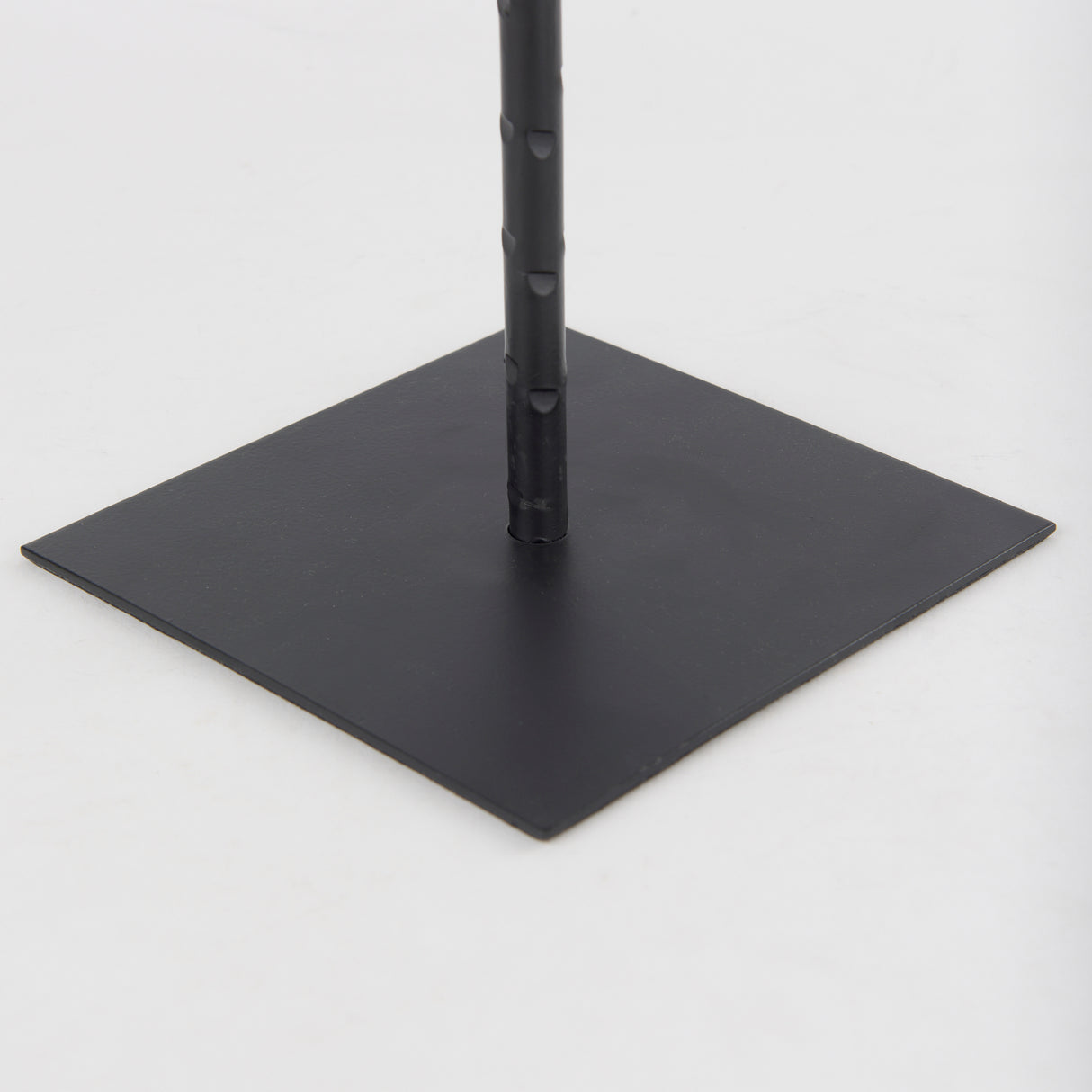 Porter 6.0L x 6.0W x 30.0H Large Black Iron Candle Holder from Mercana - Luna Furniture