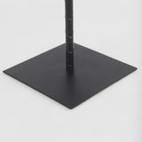 Porter 6.0L x 6.0W x 30.0H Large Black Iron Candle Holder from Mercana - Luna Furniture