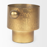 Juno 6.5H Medium Gold Iron Medium Vase from Mercana - Luna Furniture