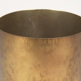 Juno 8.5H Large Gold Iron Vase from Mercana - Luna Furniture