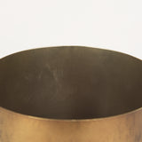 Juno 8.5H Large Gold Iron Vase from Mercana - Luna Furniture