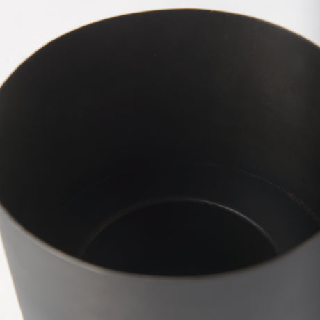 Juno 6.5H Medium Black Iron Vase from Mercana - Luna Furniture
