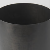 Juno 8.5H Large Black Iron Vase from Mercana - Luna Furniture