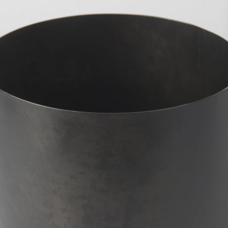 Juno 8.5H Large Black Iron Vase from Mercana - Luna Furniture