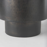 Juno 8.5H Large Black Iron Vase from Mercana - Luna Furniture