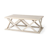 Forsey 48.0L x 28.0W x 17.5H Blonde Wood Rectangular Coffee Table from Mercana - Luna Furniture