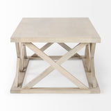 Forsey 48.0L x 28.0W x 17.5H Blonde Wood Rectangular Coffee Table from Mercana - Luna Furniture