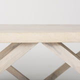 Forsey 48.0L x 28.0W x 17.5H Blonde Wood Rectangular Coffee Table from Mercana - Luna Furniture
