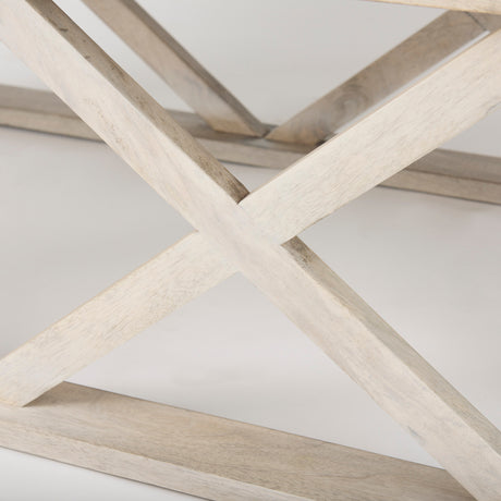 Forsey 48.0L x 28.0W x 17.5H Blonde Wood Rectangular Coffee Table from Mercana - Luna Furniture