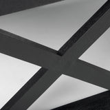 Forsey 48.0L x 28.0W x 17.5H Black Wood Rectangular Coffee Table from Mercana - Luna Furniture