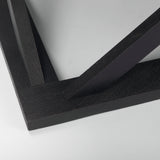 Forsey 48.0L x 28.0W x 17.5H Black Wood Rectangular Coffee Table from Mercana - Luna Furniture