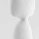 Tatum 11.6H Sculptural White Ceramic Vase from Mercana - Luna Furniture