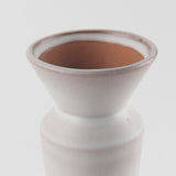 Esme 4.5L x 4.5W x 10.4H Whitewashed Ceramic Vase from Mercana - Luna Furniture