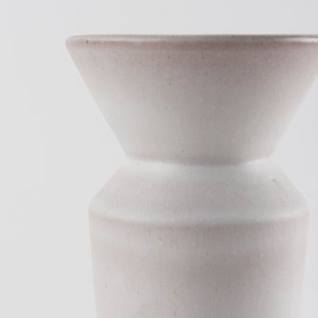 Esme 4.5L x 4.5W x 10.4H Whitewashed Ceramic Vase from Mercana - Luna Furniture