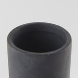 Esme 7.1L x 7.1W x 15.0H Dark Gray Ceramic Vase from Mercana - Luna Furniture