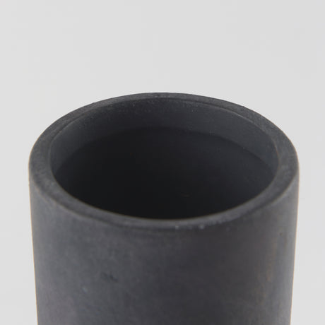 Esme 7.1L x 7.1W x 15.0H Dark Gray Ceramic Vase from Mercana - Luna Furniture
