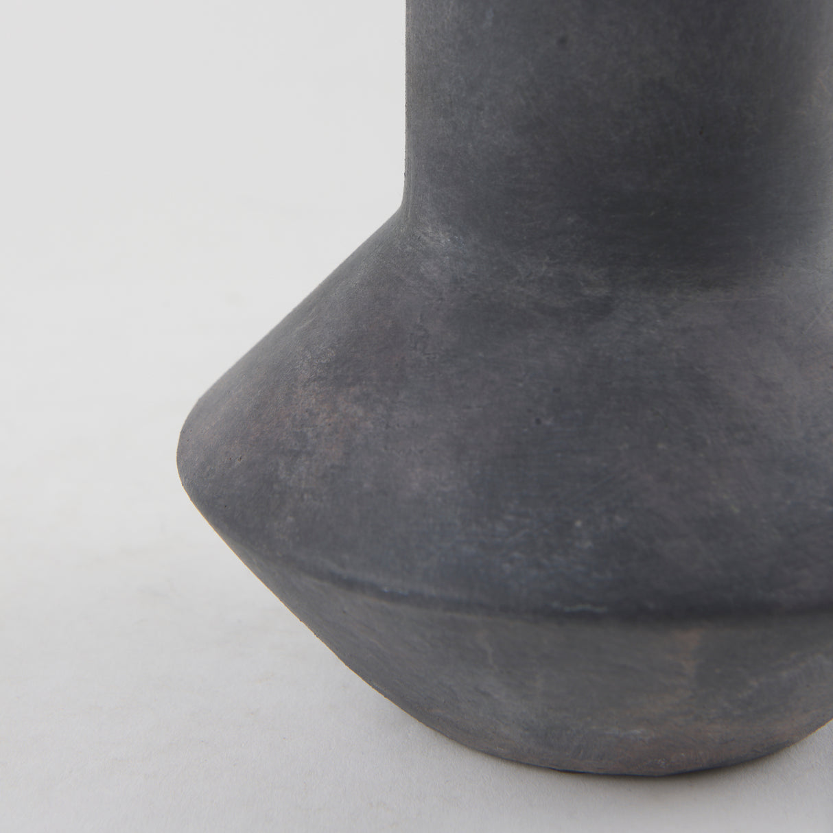 Esme 7.1L x 7.1W x 15.0H Dark Gray Ceramic Vase from Mercana - Luna Furniture