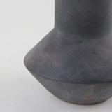 Esme 7.1L x 7.1W x 15.0H Dark Gray Ceramic Vase from Mercana - Luna Furniture