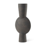 Kaz 8.3L x 3.9W x 16.7H Earthy Brown Ceramic Vase from Mercana - Luna Furniture