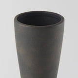 Kaz 8.3L x 3.9W x 16.7H Earthy Brown Ceramic Vase from Mercana - Luna Furniture