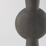 Kaz 8.3L x 3.9W x 16.7H Earthy Brown Ceramic Vase from Mercana - Luna Furniture