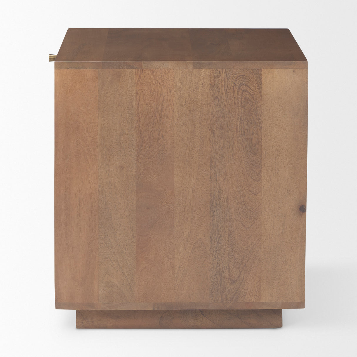 Grier Medium Brown Wood w/ Cane End Table from Mercana - Luna Furniture