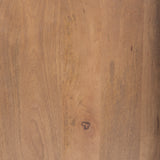 Astrid 36L x 17W x 30.3H Medium Brown Solid Wood 3 Drawer Cabinet from Mercana - Luna Furniture