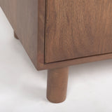 Astrid 36.0L x 17.0W x 70.0H Medium Brown Solid Wood Armoire from Mercana - Luna Furniture