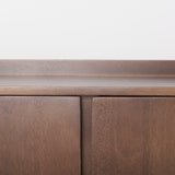 Lillie Medium Brown Wood 4 Door Tray Top Sideboard from Mercana - Luna Furniture