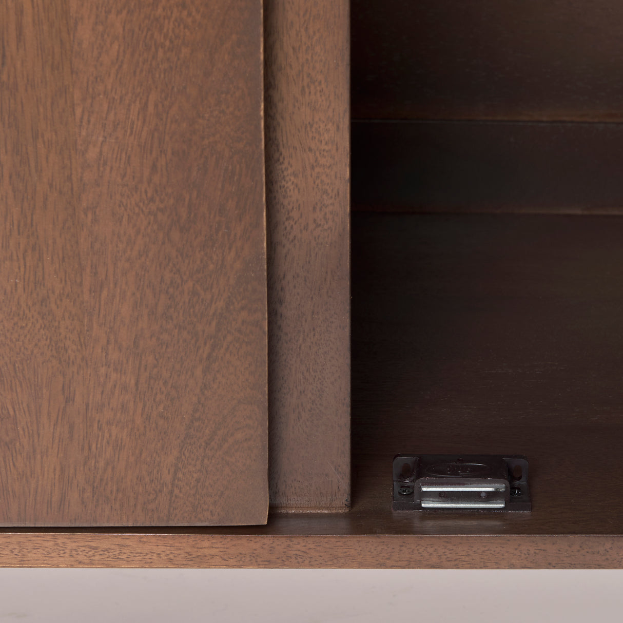 Lillie Medium Brown Wood 4 Door Tray Top Sideboard from Mercana - Luna Furniture