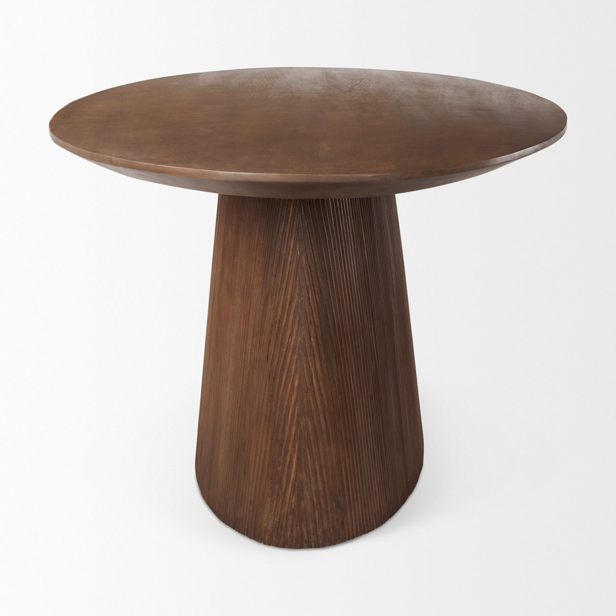 Lance 94"L x 50"W x30"H Medium Brown Solid Wood Oval Dining Table from Mercana - Luna Furniture