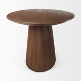 Lance 94"L x 50"W x30"H Medium Brown Solid Wood Oval Dining Table from Mercana - Luna Furniture