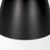 Mitchell 40.0L x 40.0W x 16.0H Black Metal Pedestal Base with Brown Wood Top Coffee Table from Mercana - Luna Furniture