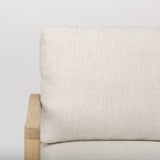 Raeleigh 28.0L x 34.1W x 34.4H Cream Fabric W/Light Brown Wood Accent Chair from Mercana - Luna Furniture