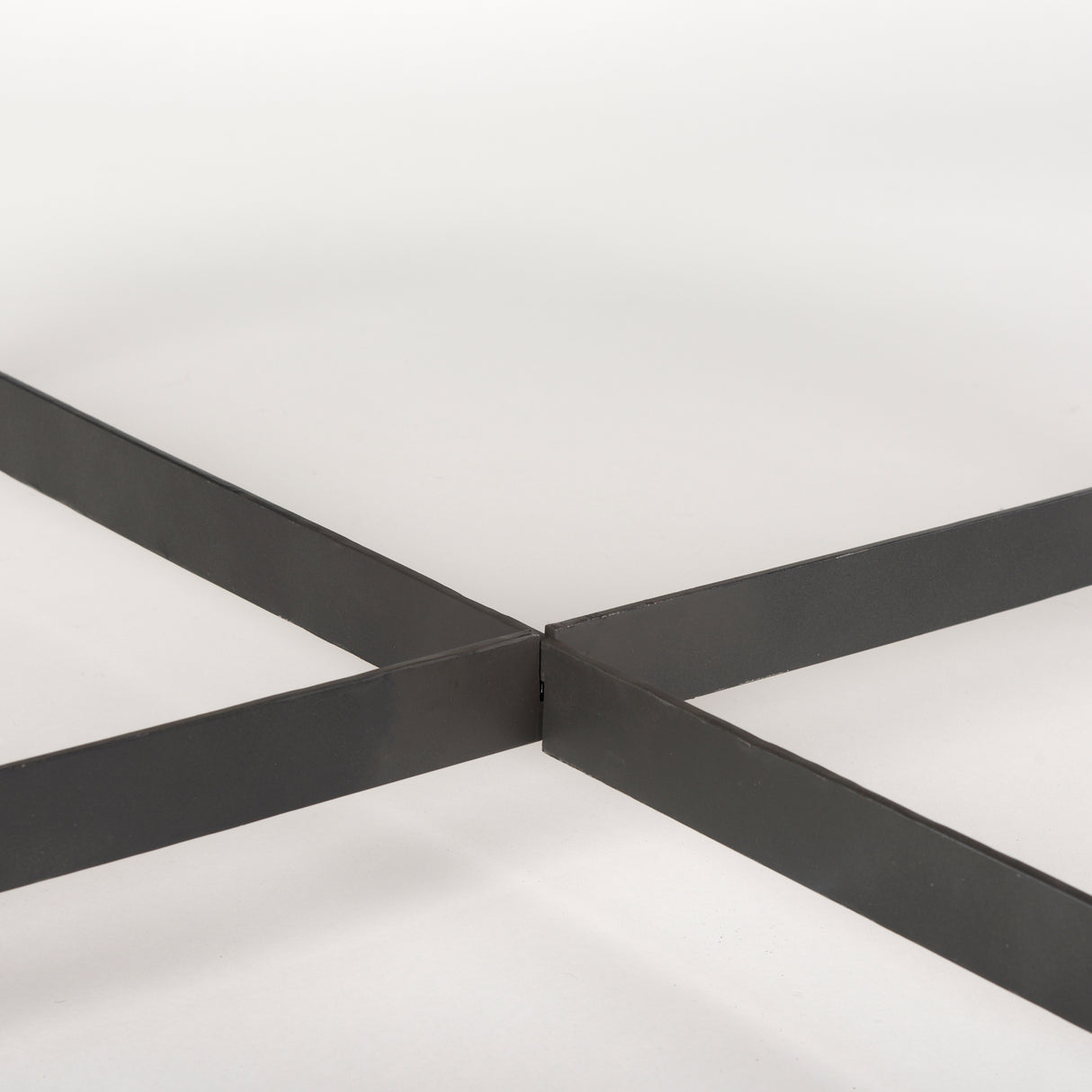 Marquisa Medium Brown Wood W/Black Metal Large Coffee Table from Mercana - Luna Furniture