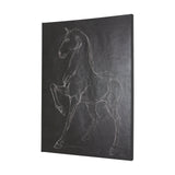 Horse IV by Mercana Studio a Hand Embellished Textured Canvas from Mercana - Luna Furniture
