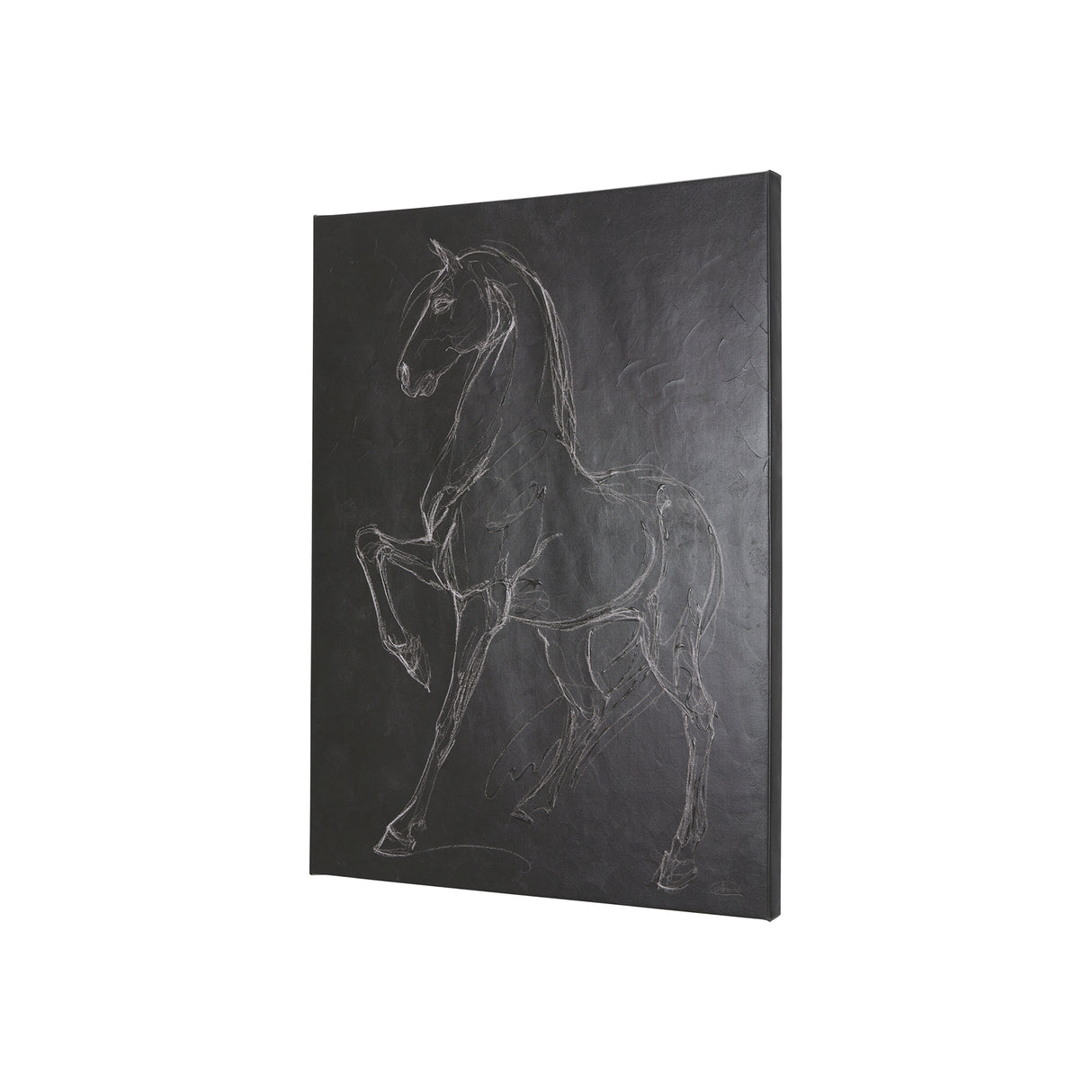 Horse IV by Mercana Studio a Hand Embellished Textured Canvas from Mercana - Luna Furniture