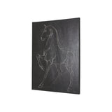 Horse IV by Mercana Studio a Hand Embellished Textured Canvas from Mercana - Luna Furniture