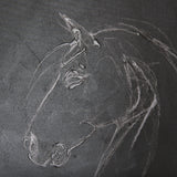 Horse IV by Mercana Studio a Hand Embellished Textured Canvas from Mercana - Luna Furniture