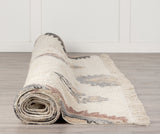 Carla 5x8 Earthy Neutrals Patterned Cotton Area Rug from Mercana - Luna Furniture