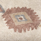 Carla 5x8 Earthy Neutrals Patterned Cotton Area Rug from Mercana - Luna Furniture