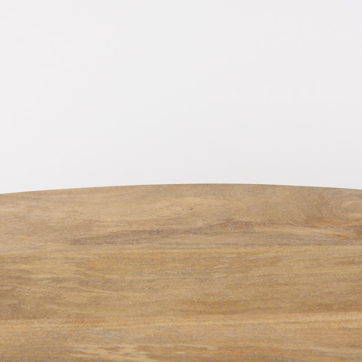 Terra 48L x 28W x 15H Light Brown Wood Oval Fluted Coffee Table from Mercana - Luna Furniture