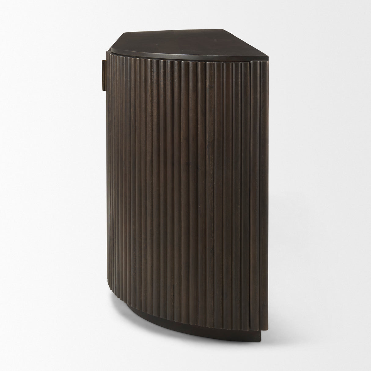 Terra 72L x 18W x 32H Dark Brown Wood Fluted Sideboard from Mercana - Luna Furniture