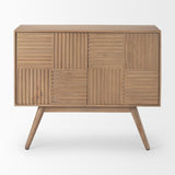 Sable 37.0L x 17.0W x 30.5H Light Brown Wood Accent Cabinet from Mercana - Luna Furniture
